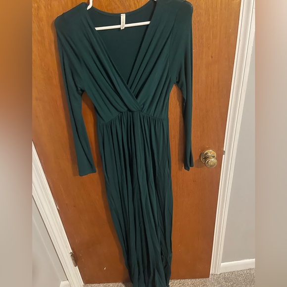 Pinkblush Green Maternity Dress Small - Picture 2 of 4